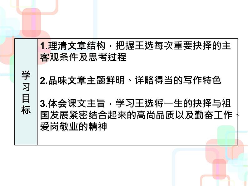 八年级下册语文课件《我一生中的重要抉择》  人教版（2016部编版） (5)第4页