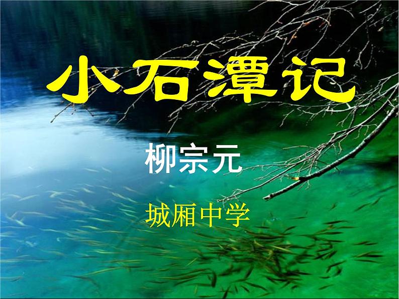 八年级下册语文课件《小石潭记》  人教版（2016部编版） (7)第3页
