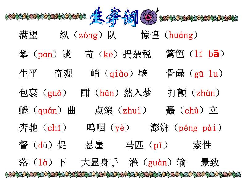 八年级上语文课件《老山界》  (2)_苏教版（2016）第3页