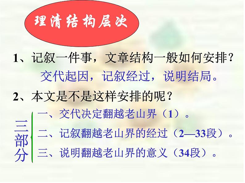 八年级上语文课件《老山界》  (2)_苏教版（2016）第5页