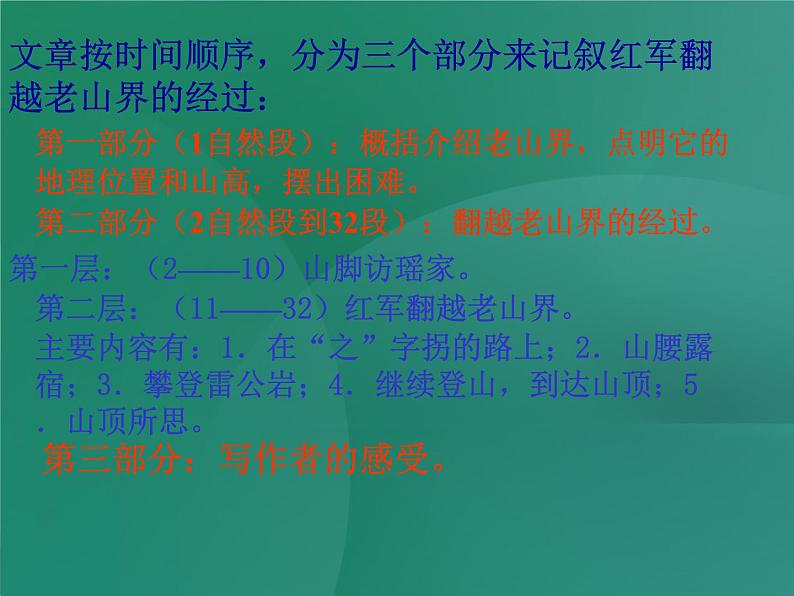 八年级上语文课件《老山界》  (15)_苏教版（2016）第5页