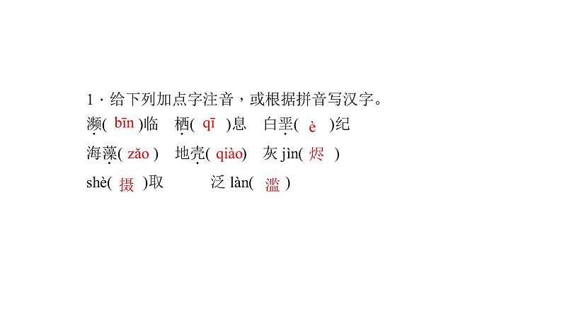 （语文版）八年级语文上册第四单元15雨林的毁灭——世界性灾难习题课件03