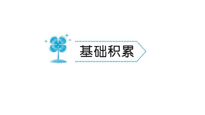 （语文版）八年级语文上册第一单元2现代诗二首习题课件第2页