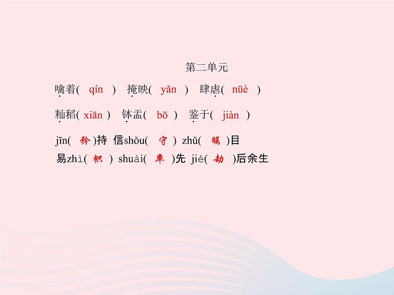 八年级语文上册专题一语音与汉字习题课件（新版）语文版03