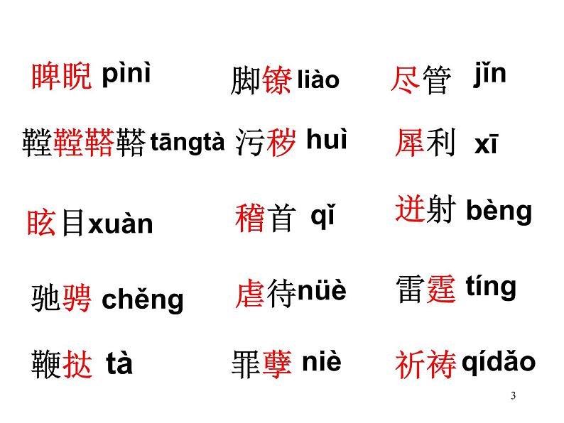 八年级上语文课件雷电颂 (3)_鲁教版第3页