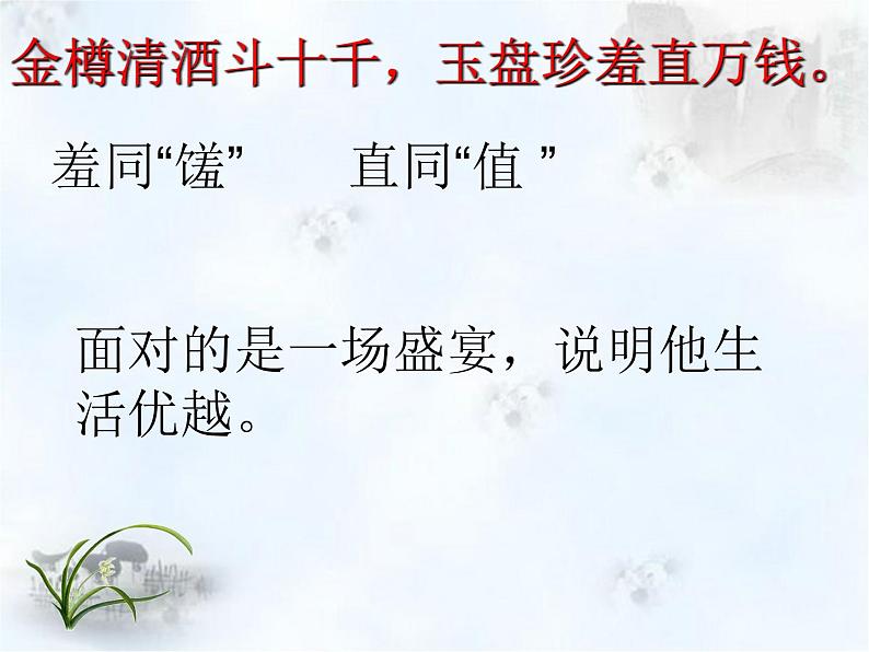 八年级上语文课件诗五首  行路难 (3)_鲁教版第3页