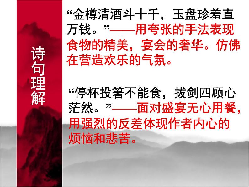 八年级上语文课件诗五首  行路难 (1)_鲁教版第8页