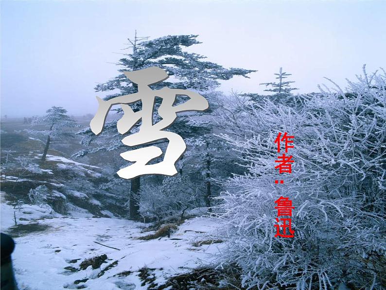 八年级上语文课件雪 (18)_鲁教版第6页