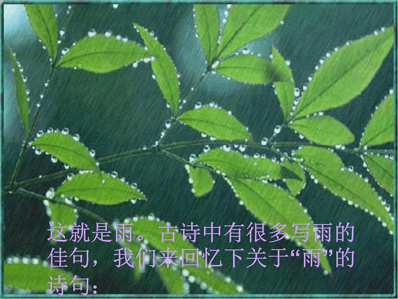 八年级上语文课件组歌  雨之歌 (23)_鲁教版第6页