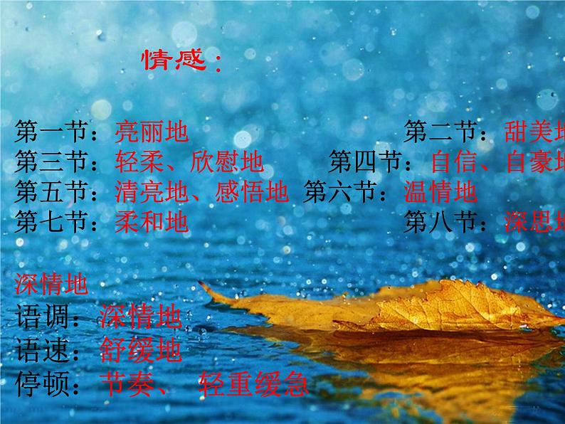 八年级上语文课件组歌  雨之歌 (27)_鲁教版第5页