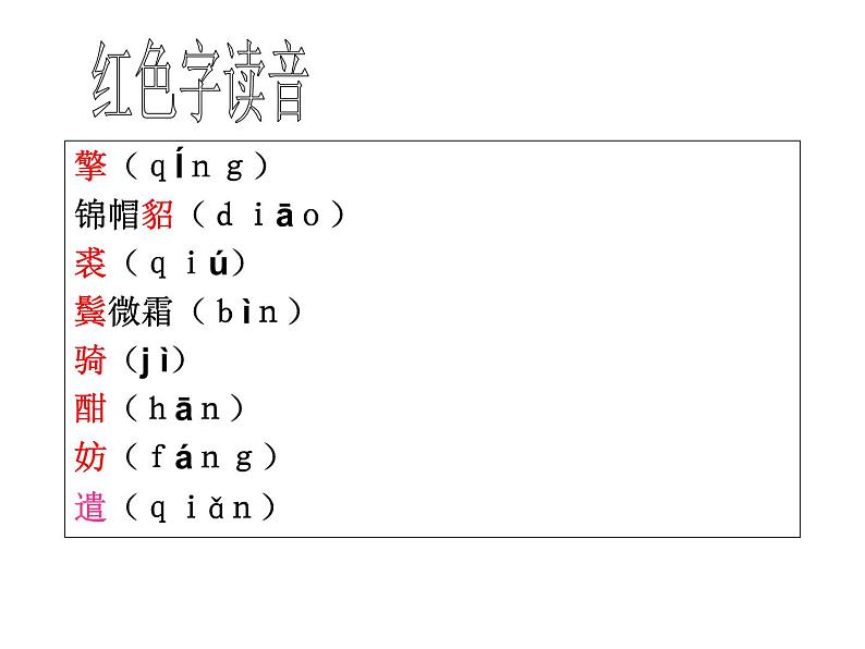 八年级下语文课件词五首  江城子  密州出猎 (20)_鲁教版第6页