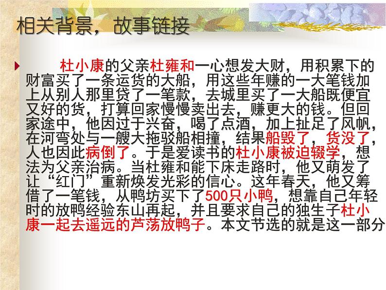 八年级下语文课件孤独之旅 (17)_鲁教版第5页