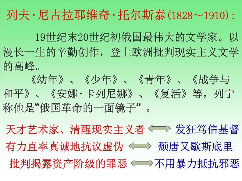 八年级下语文课件列夫托尔斯泰 (9)_鲁教版第8页