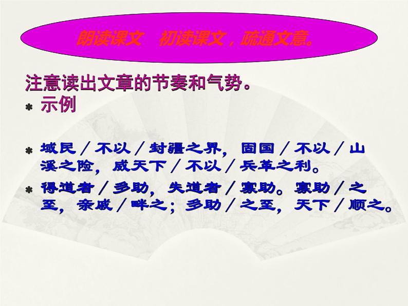 八年级下语文课件孟子两章  得道多助  失道寡助 (19)_鲁教版第6页