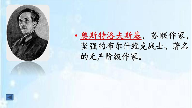 部编版八年级下册语文第六单元名著导读《钢铁是怎样炼成的》课件05