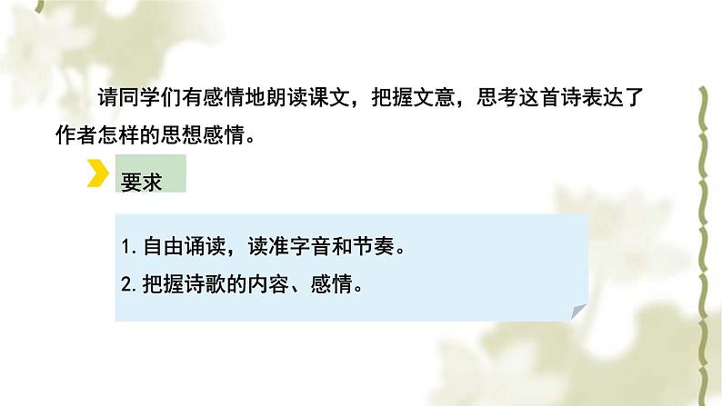 部编版九年级下册语文第1课祖国啊，我亲爱的祖国课件08