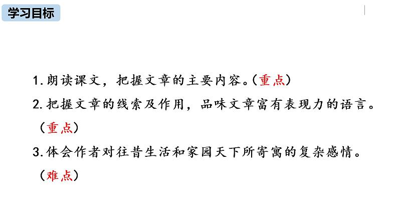 语文八（下）第1单元 4《灯笼》第1课时第3页