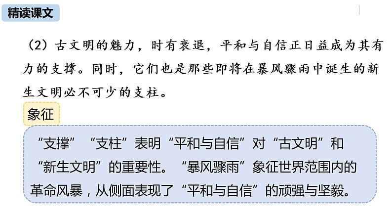 部编版八年级语文下册 第4单元16《庆祝奥林匹克运动复兴25周年》(PPT课件+素材）07