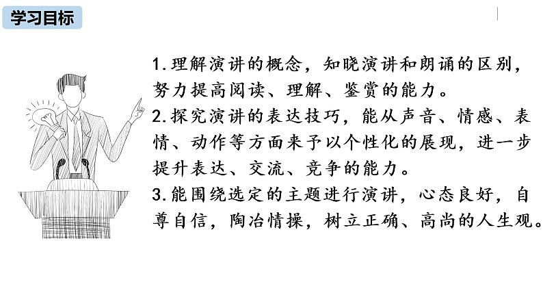 部编版八年级语文下册 第4单元 任务三 举办演讲比赛(PPT课件）04
