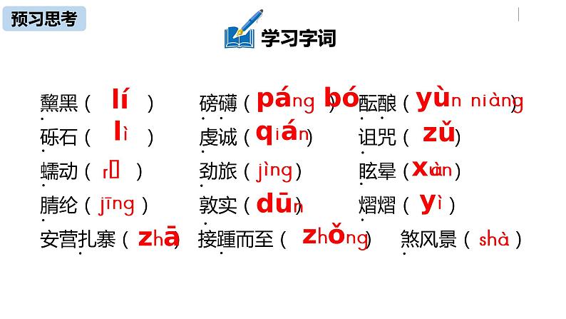 部编版八年级语文下册 第5单元18《在长江源头各拉丹冬》(PPT课件+素材）08