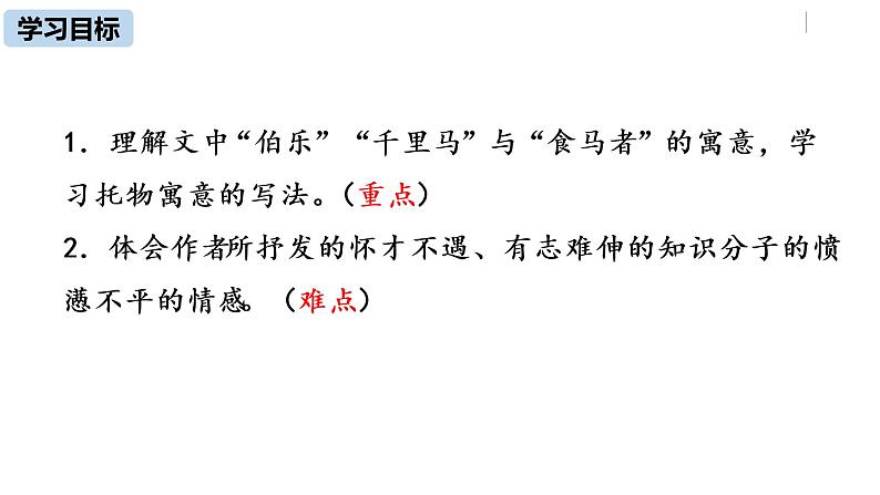 语文八（下）第6单元 23《马说》第2课时第3页