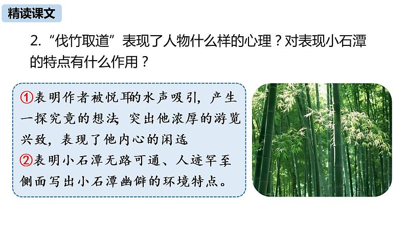 语文八（下）第3单元 10《小石潭记》第2课时第6页