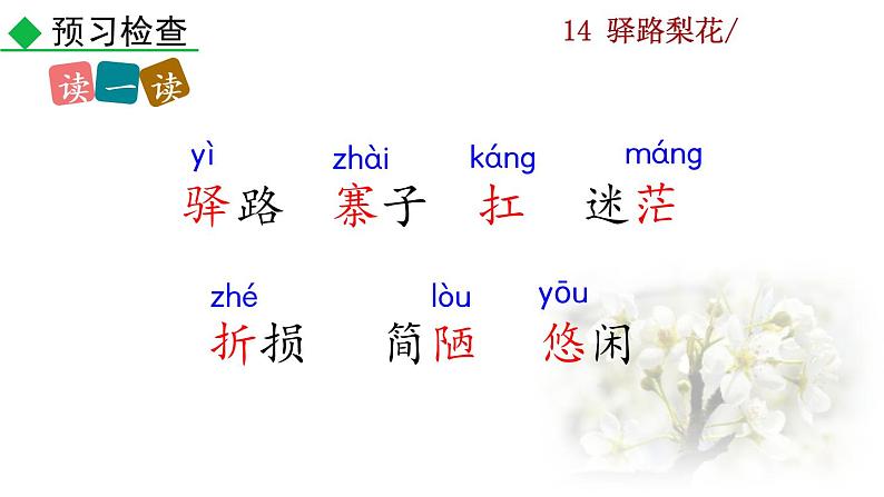 部编版七年级语文下册 4.2  驿路梨花(PPT课件）07