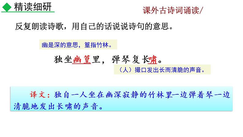 部编版七年级语文下册 3.5 课外古诗词诵读(PPT课件+素材）07