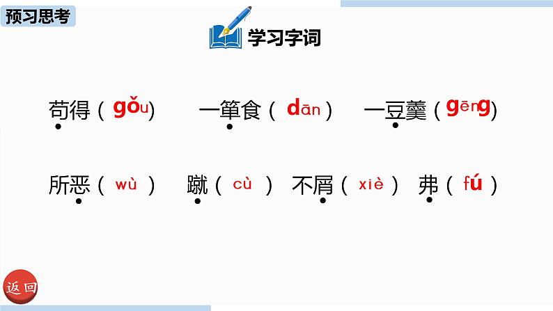 人教部编版九年级语文下 3.1 鱼我所欲也（PPT课件+素材）07