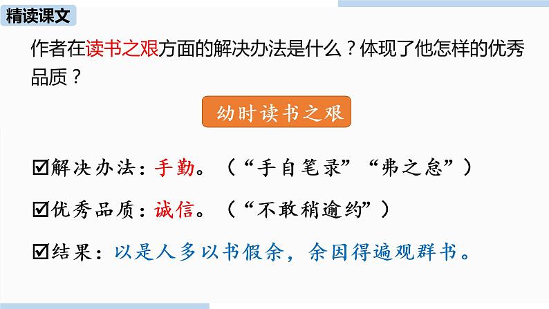 人教部编版九年级语文下 3.3 送东阳马生序（PPT课件+素材）05