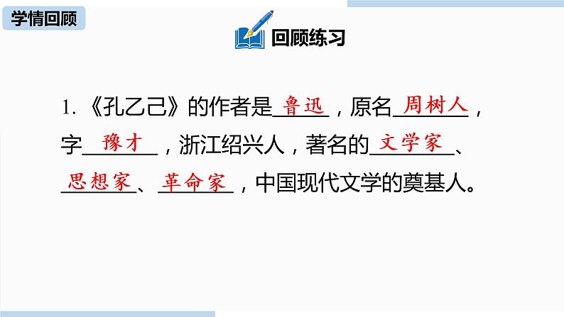 人教部编版九年级语文下 2.1 孔乙己（PPT课件+素材）04