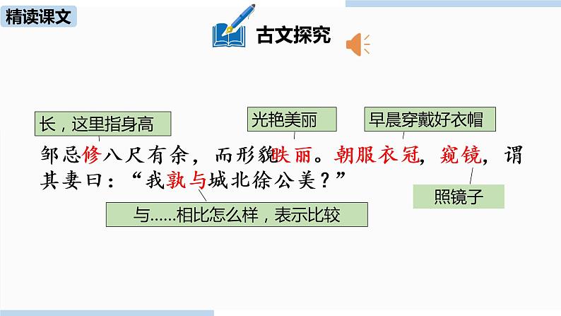 人教部编版九年级语文下 6.2 邹忌讽齐王纳谏（PPT课件+素材）08