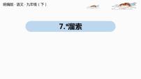 初中语文7* 溜索试讲课课件ppt