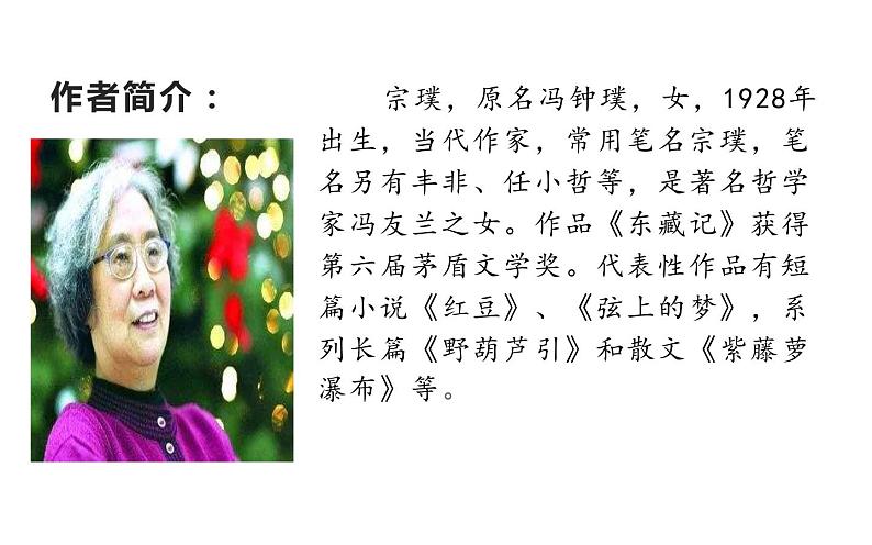 《紫藤萝瀑布》教师课件第3页