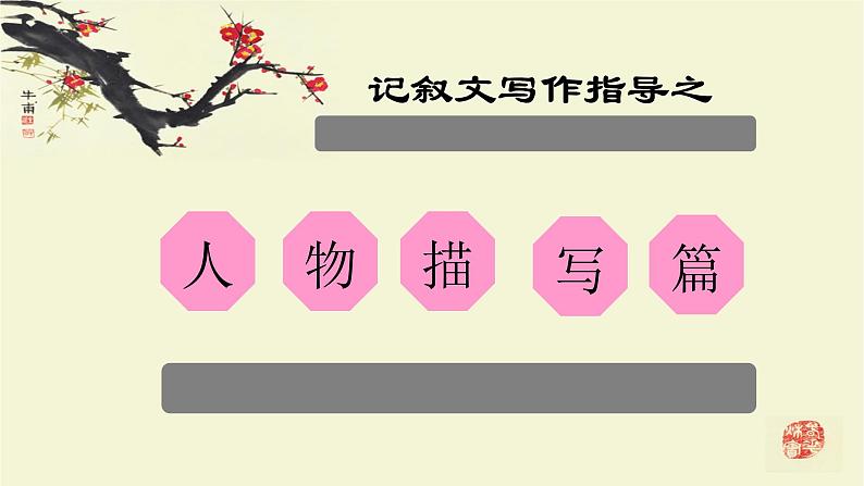 记叙文写作指导之人物描写篇第1页