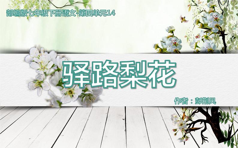 《驿路梨花》教学用课件01