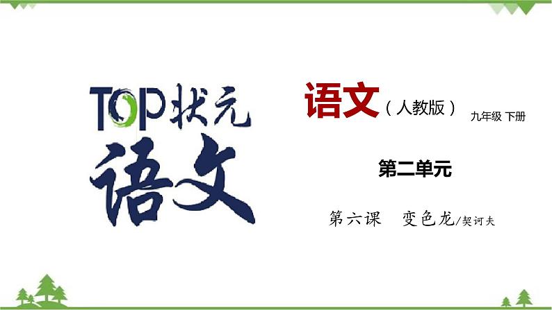 06《变色龙》 -2021学年部编版九年级语文下册同步（课件+教案）01