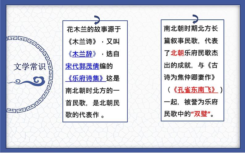 《木兰诗》教学用课件第2页