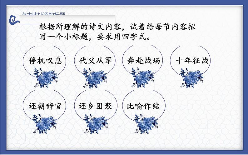 《木兰诗》教学用课件第6页