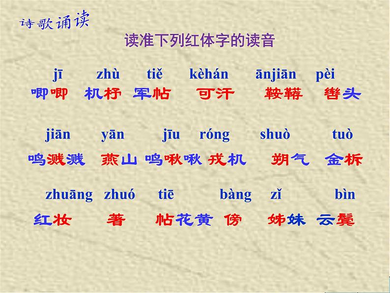 人教版七年级语文下册（2016部编版）第9课《木兰诗》课件第6页