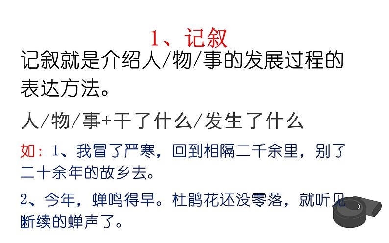 五种表达方式及区分 课件03