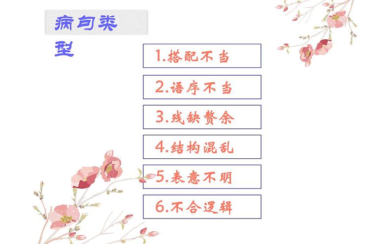 病句辨析之搭配不当——公开课课件04