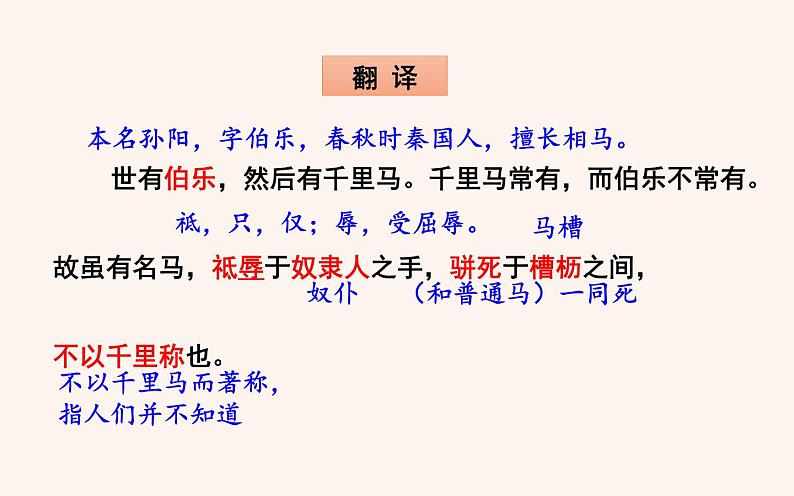 《马说》公开课教学课件08