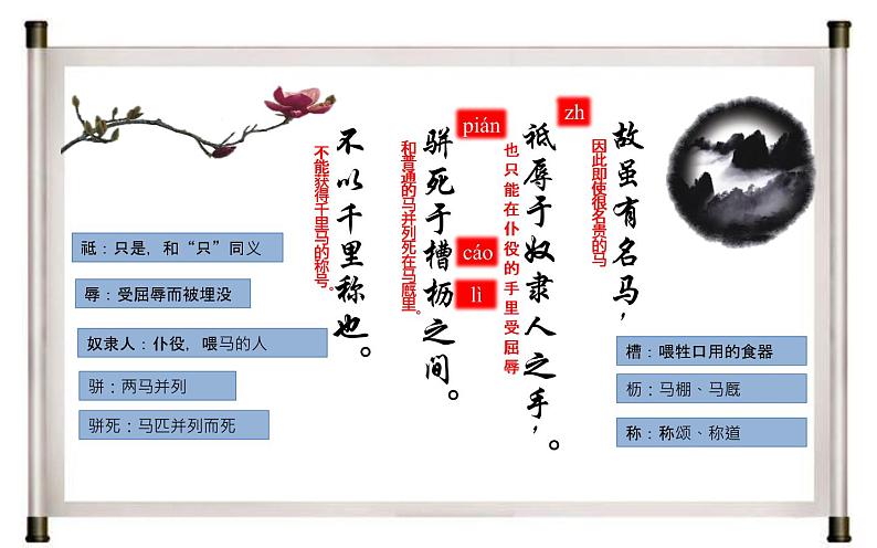 《马说》公开课备课课件07