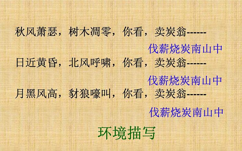 《卖炭翁》公开课教学课件07