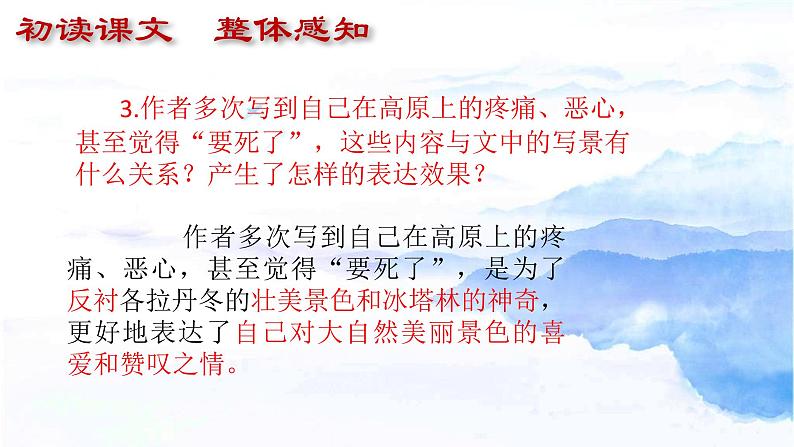 《在长江源头各拉丹冬》教学专用课件08