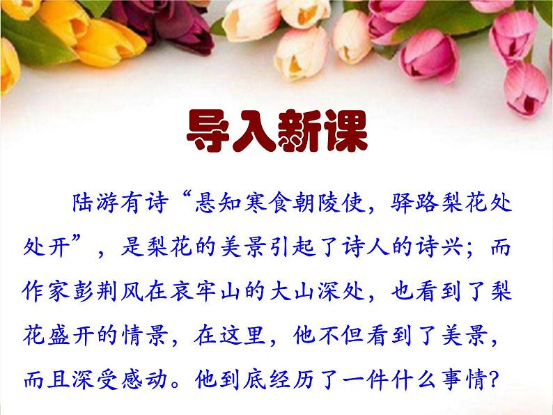 《驿路梨花》优课教学课件第3页