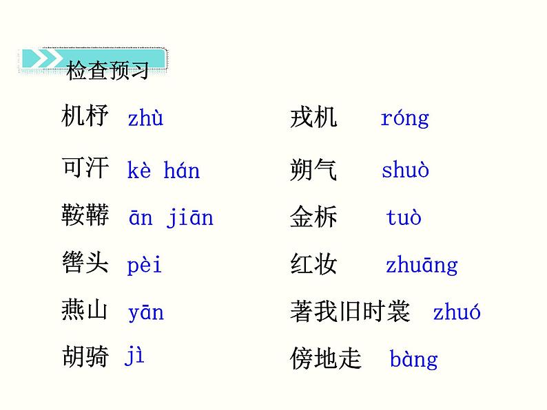 【教学课件】部编版语文七年级下册第2单元9 木兰诗第7页