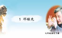 人教部编版七年级下册1 邓稼先优秀课件ppt