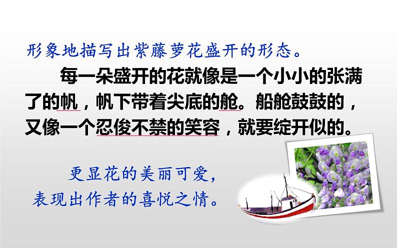 《紫藤萝瀑布》自主学习课件第6页